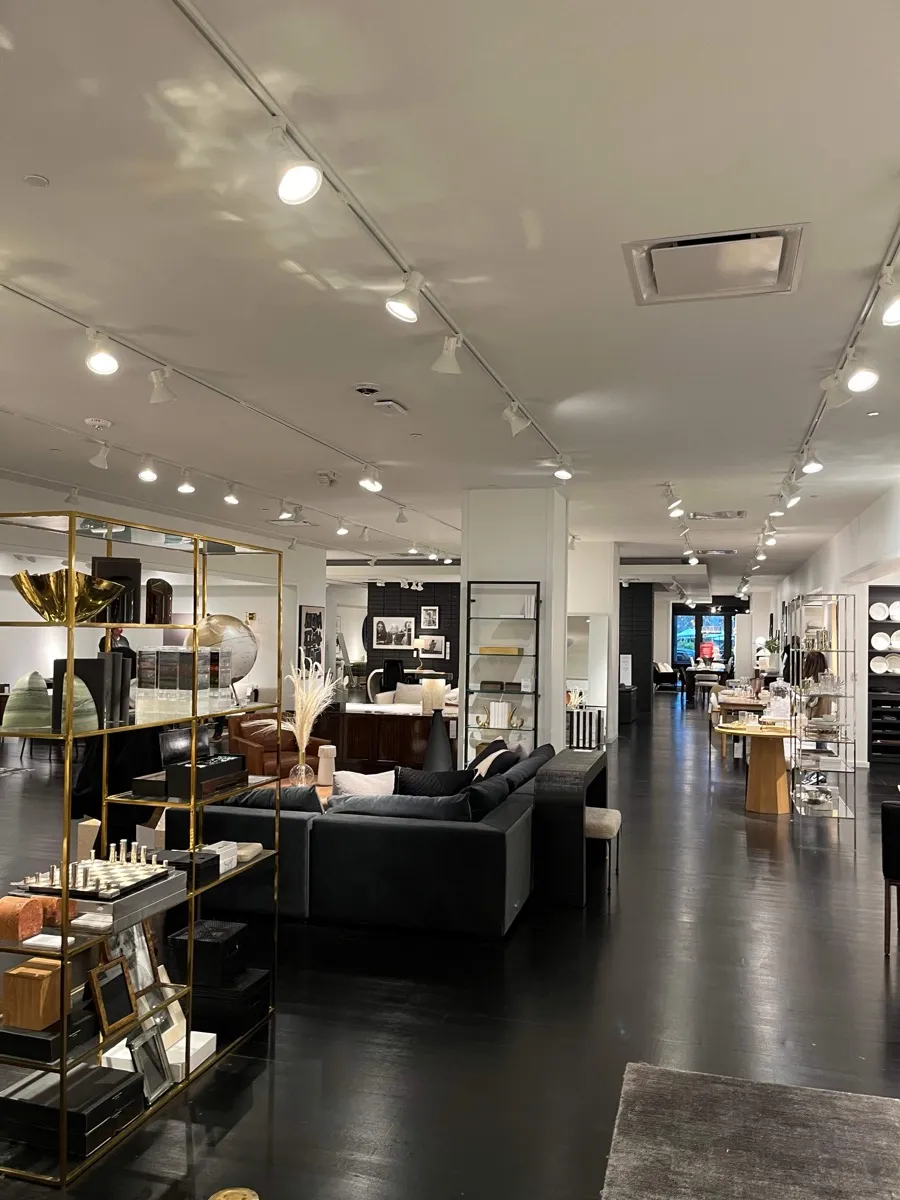 Retail store lighting retrofit completed by Aztec Electric