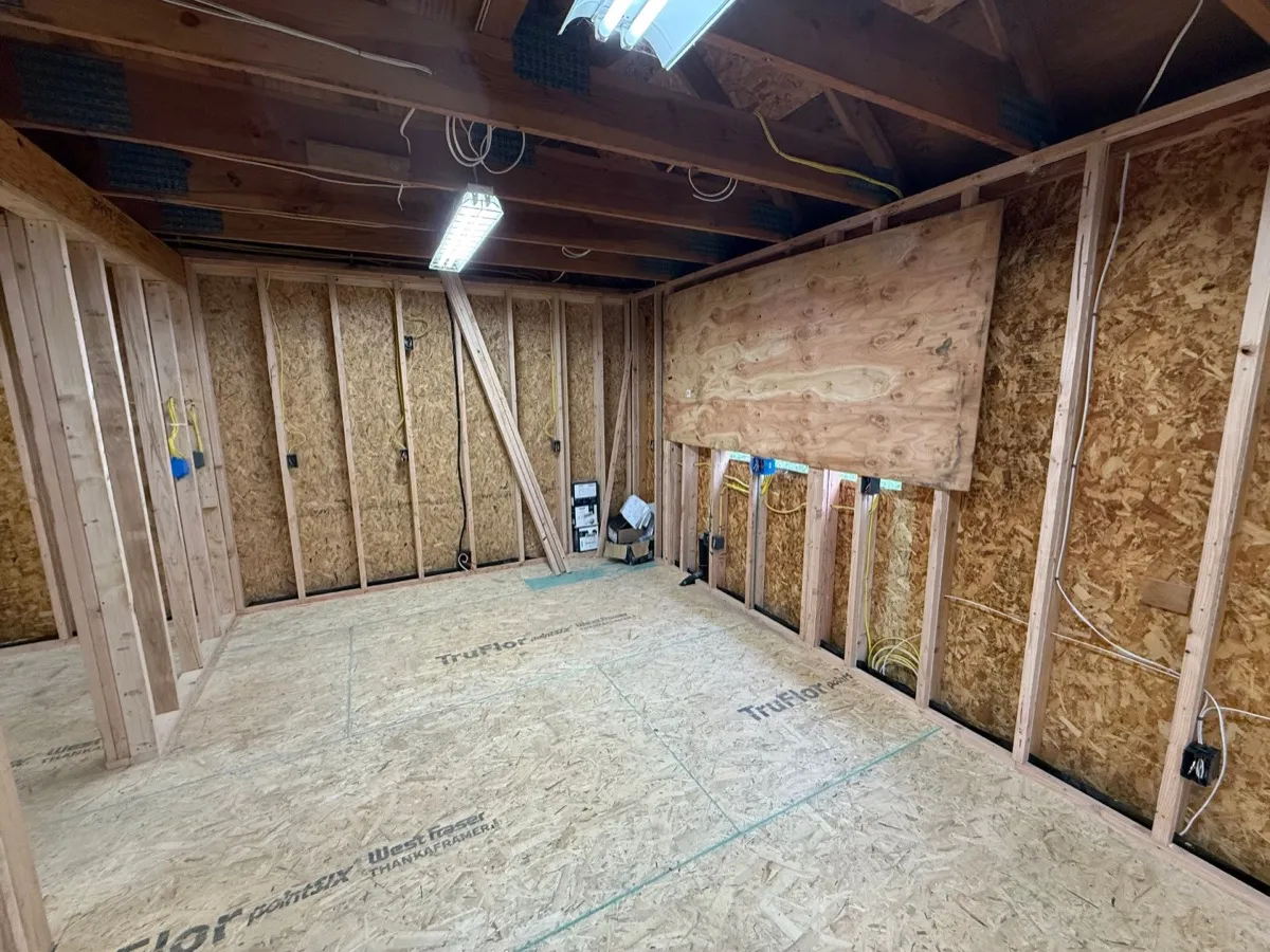 Whole-home rewire in progress by Aztec Electric